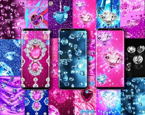 Diamond live wallpaper android App screenshot 6